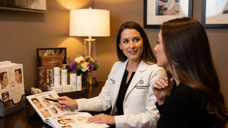 Consultation at Body Sculpture Med Spa in Little Rock discussing Botox treatment options